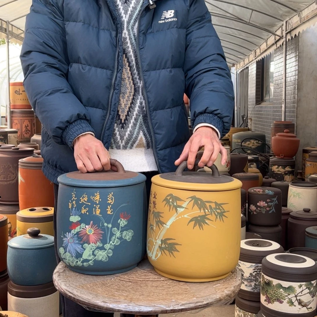 紫砂茶叶罐8 饼茶叶罐