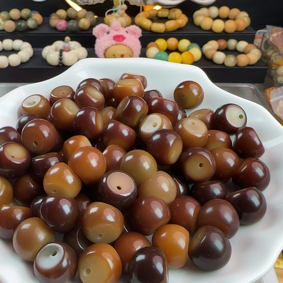 菩提根/象牙果手串卡15焦糖布丁蒜瓣20颗