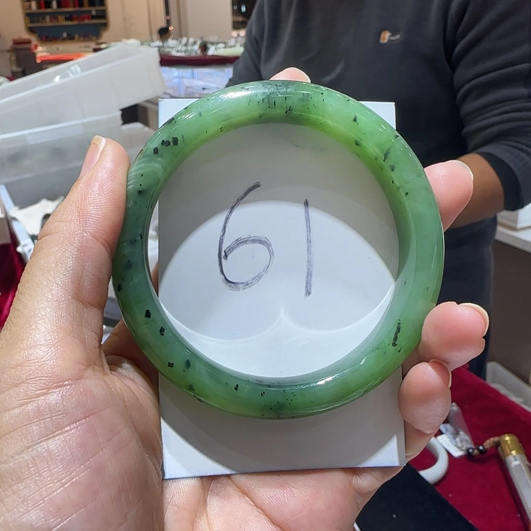 和田玉未镶嵌手镯793