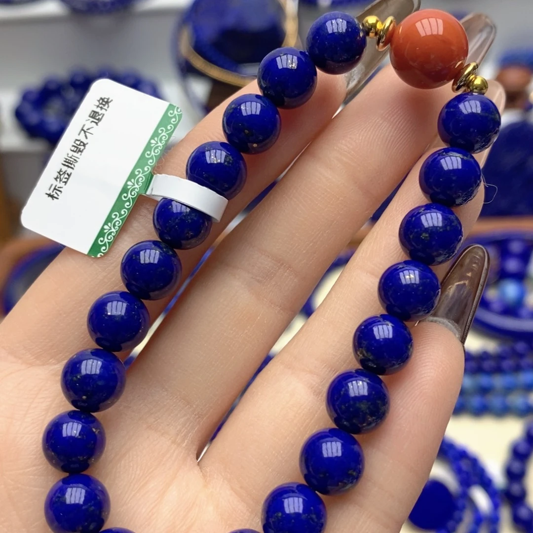 青金石未镶嵌手链8mm