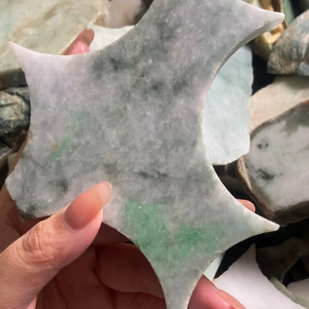 翡翠未镶嵌挂件天然翡翠