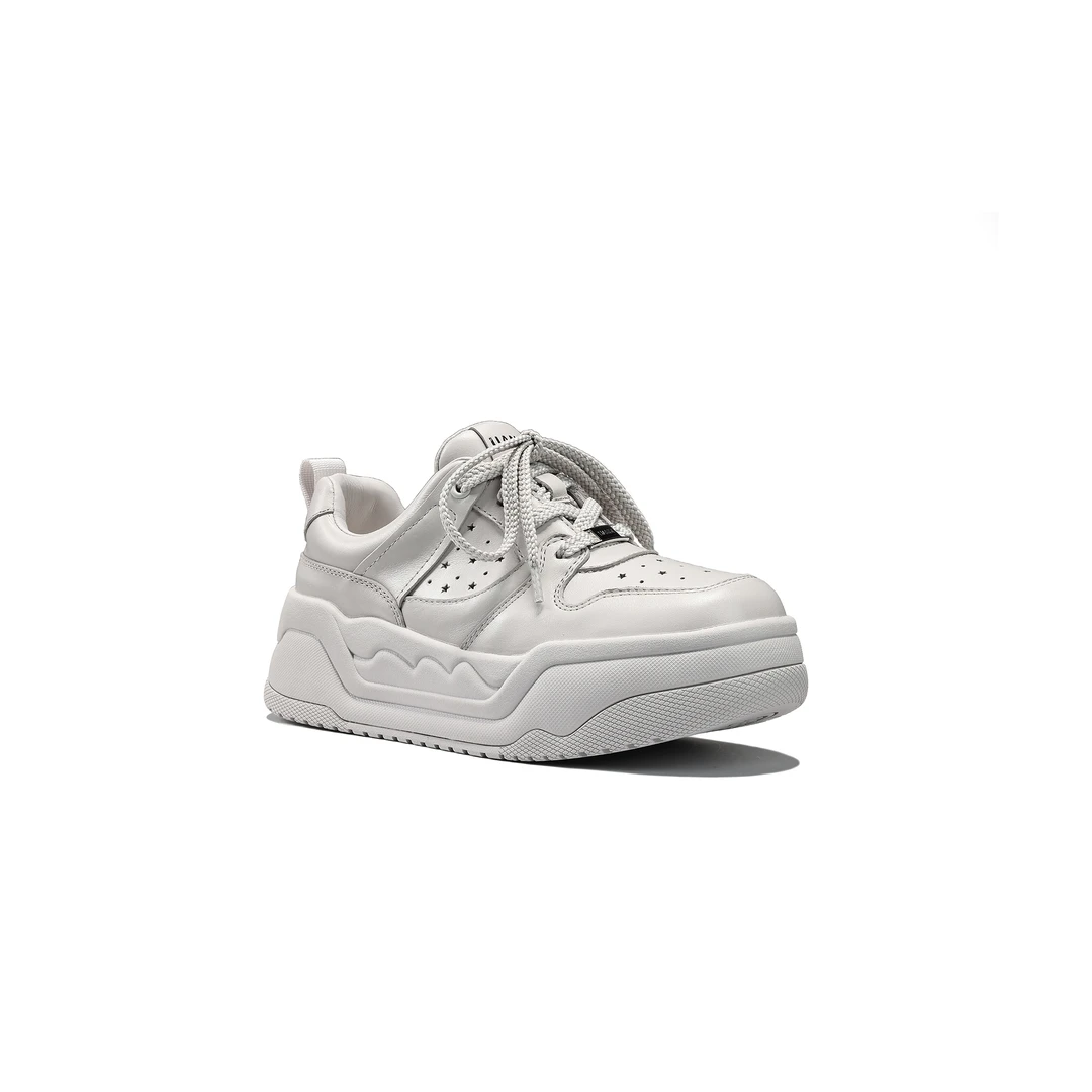 uandi原创25年夏季新款休闲时尚百搭纯皮低帮增高运动滑板鞋女鞋R