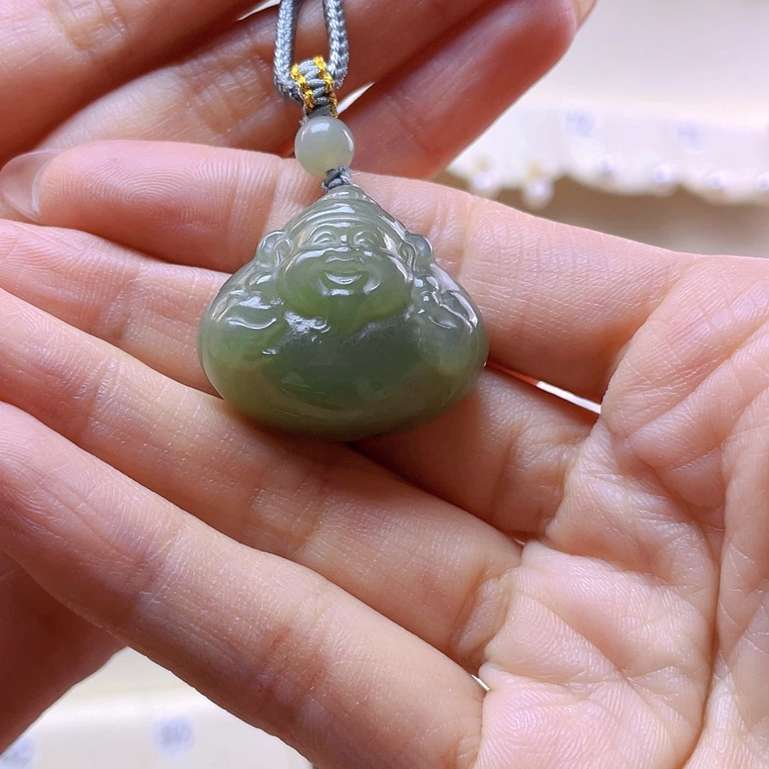 和田玉吊坠(赠链)未镶嵌琪*