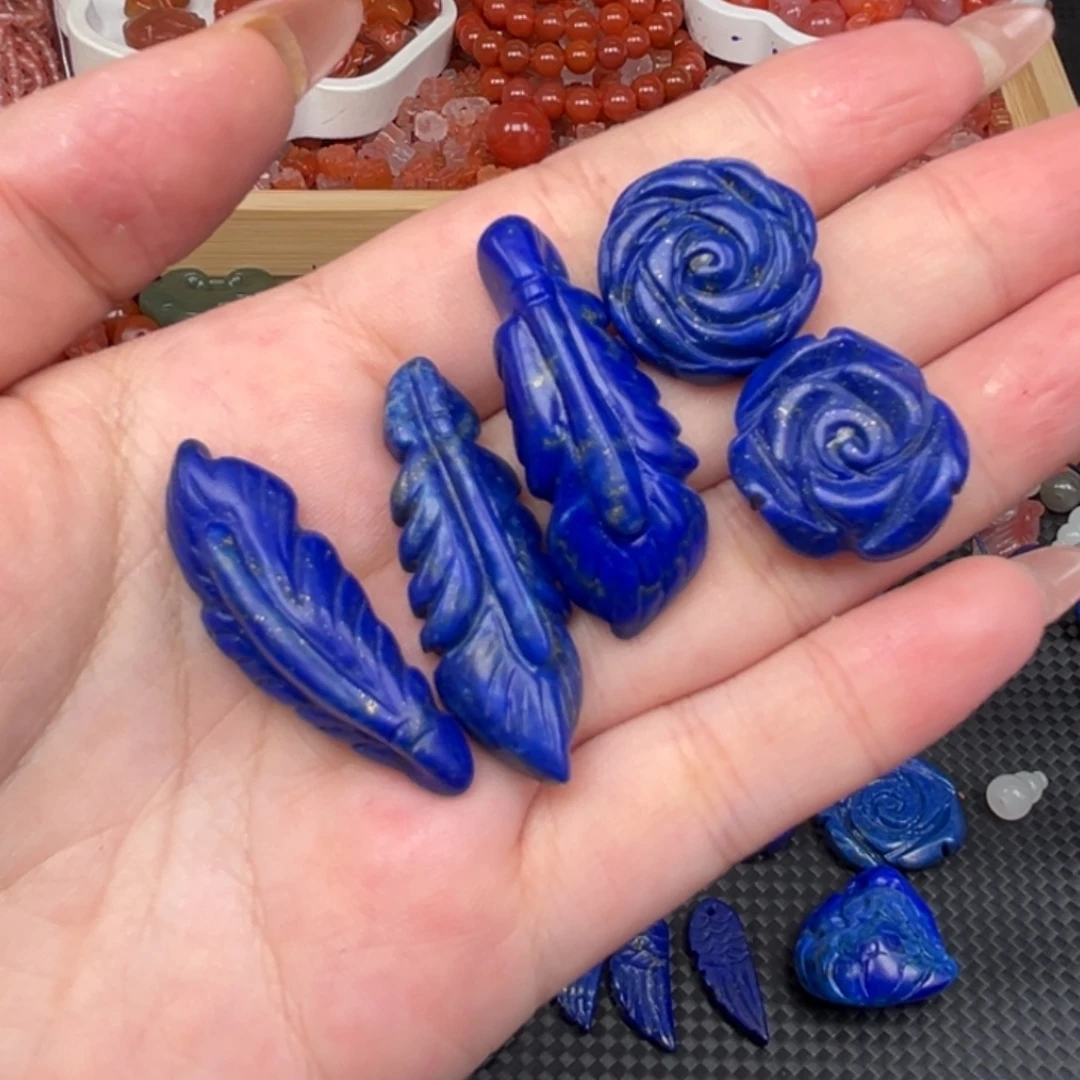 静***静青金石未镶嵌吊坠(不含链)