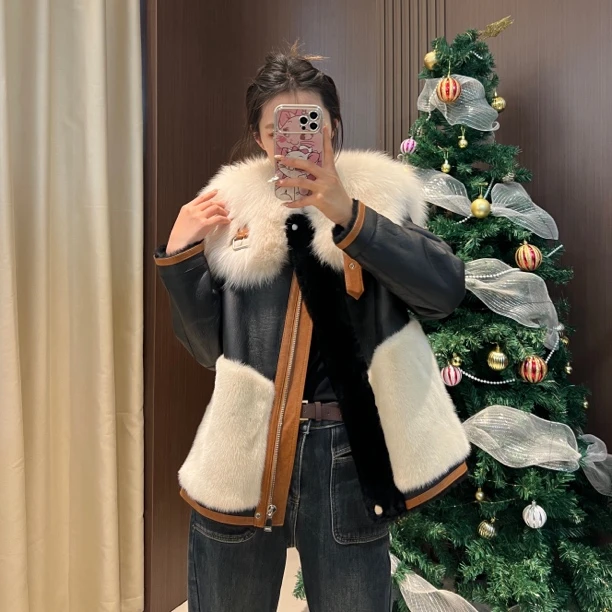 【幻歌系列】皮毛一体外套Dj-224