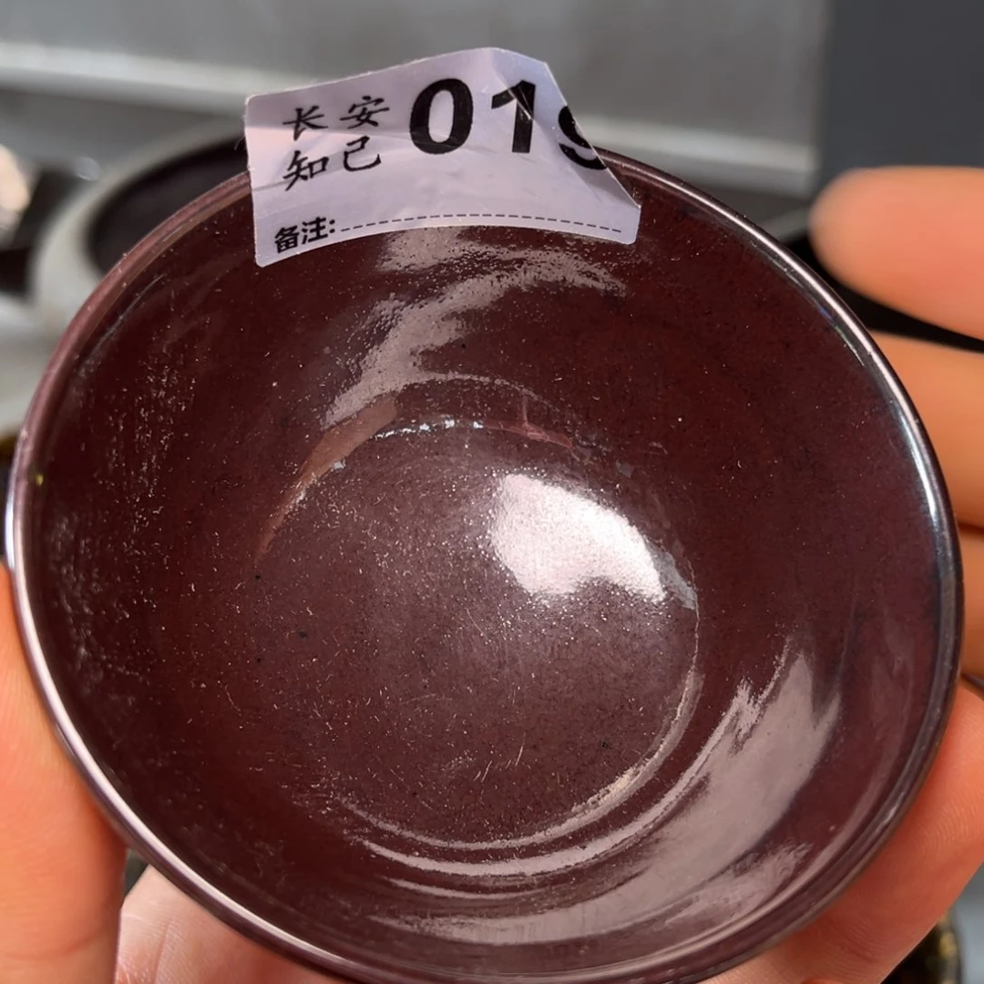 瓷微瑕手工窑变杯子 019 号