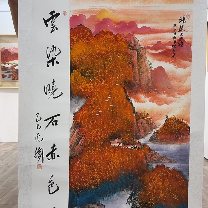 国画书法作品多次参加全国美展