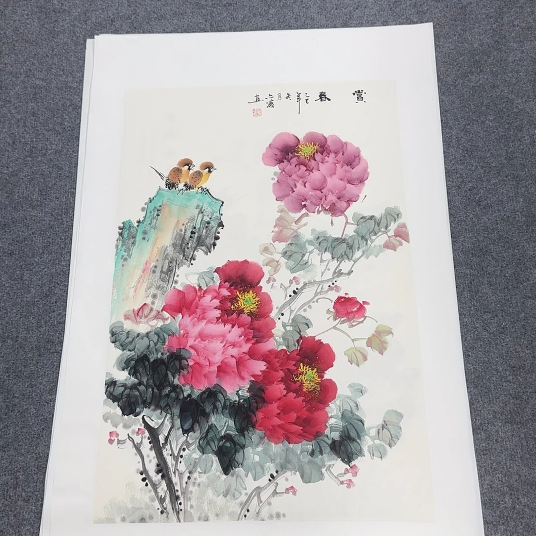 国画68*45纯手绘刘亦凌