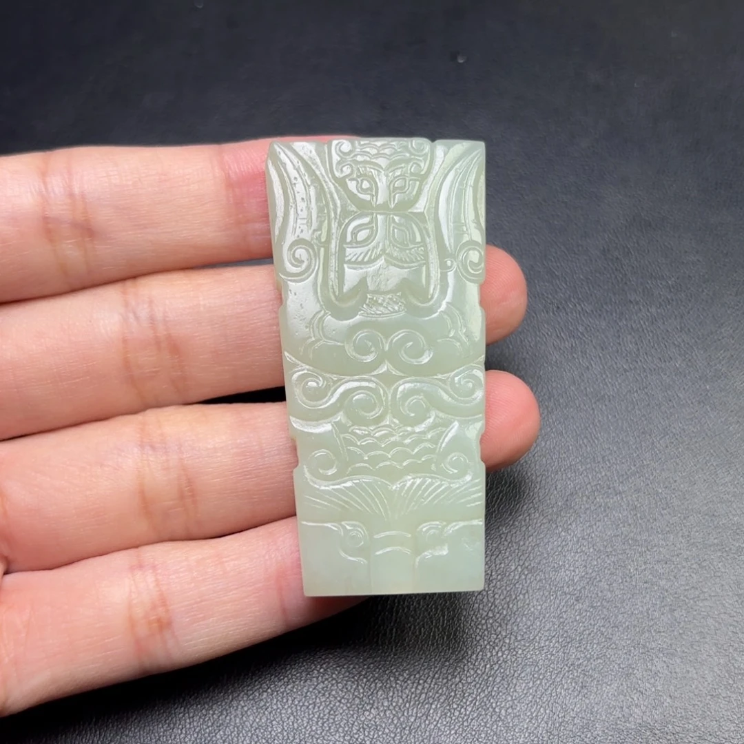 凤***8和田玉未镶嵌挂件