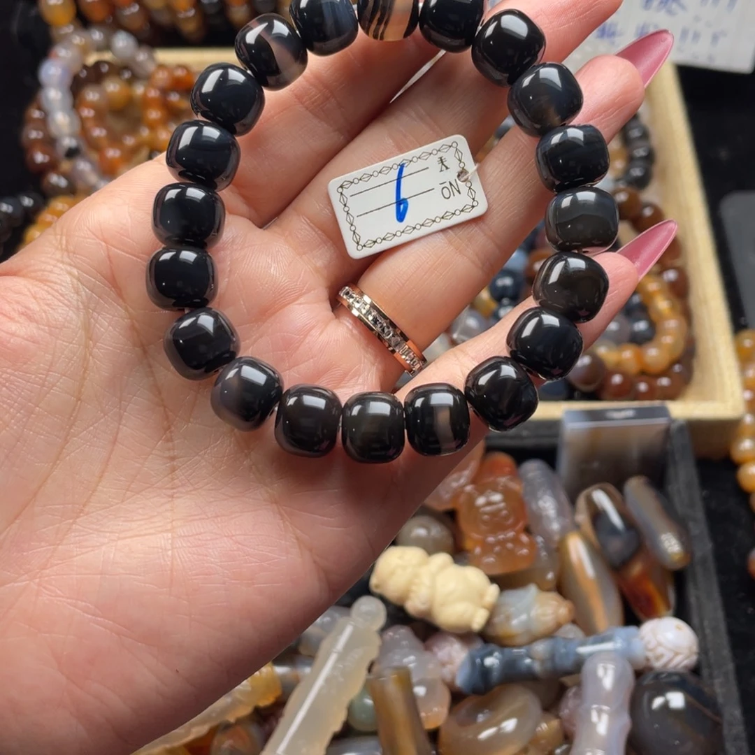 玛瑙/玉髓未镶嵌手链