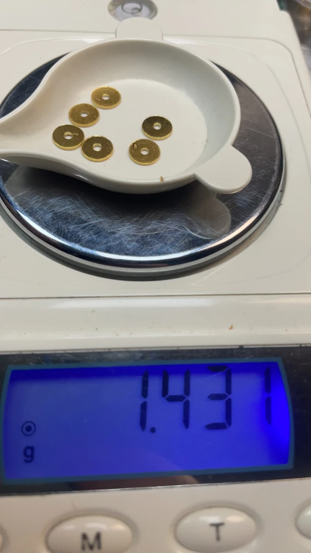 足金999配饰隔片