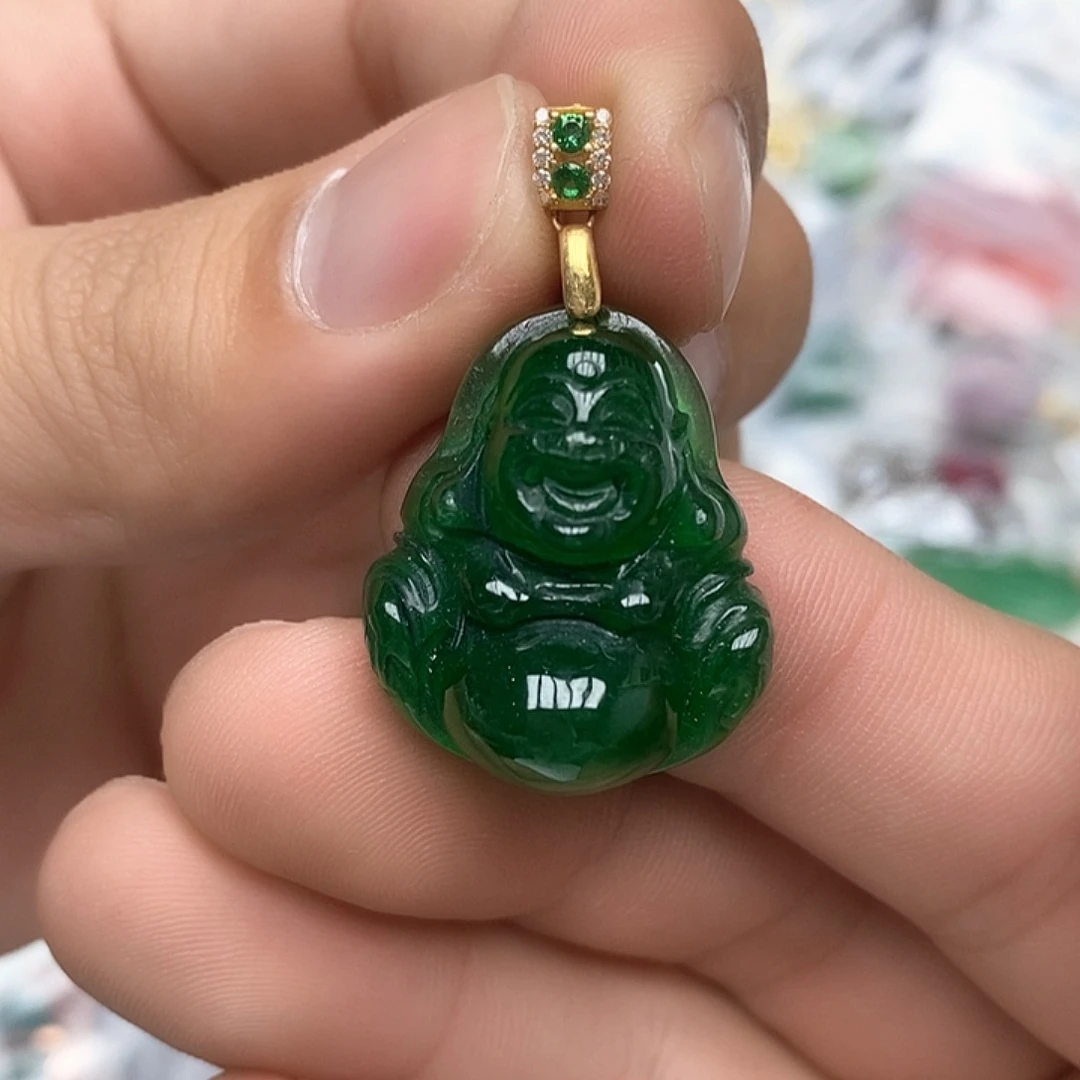 翡翠未镶嵌戒指88