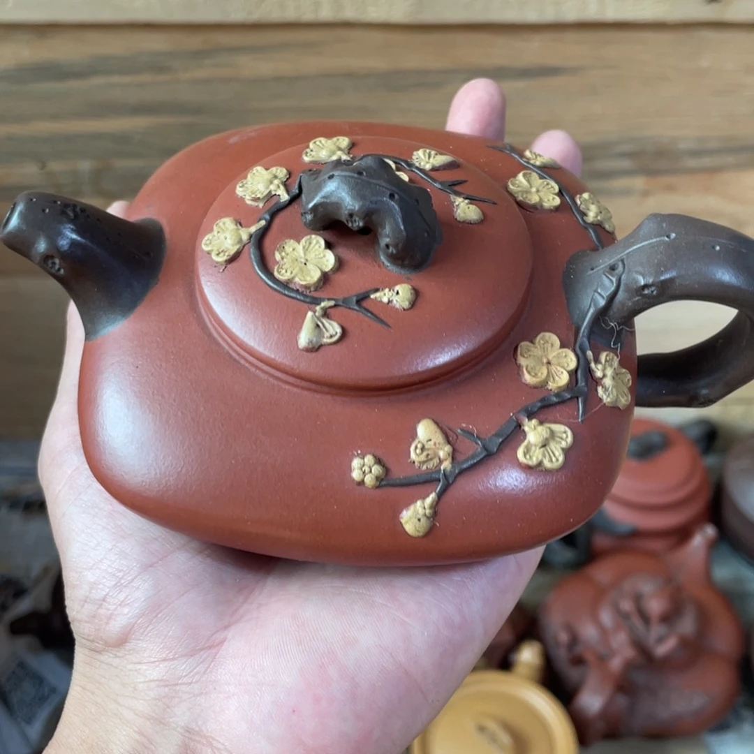 茶壶紫砂老厂紫砂壶一件。