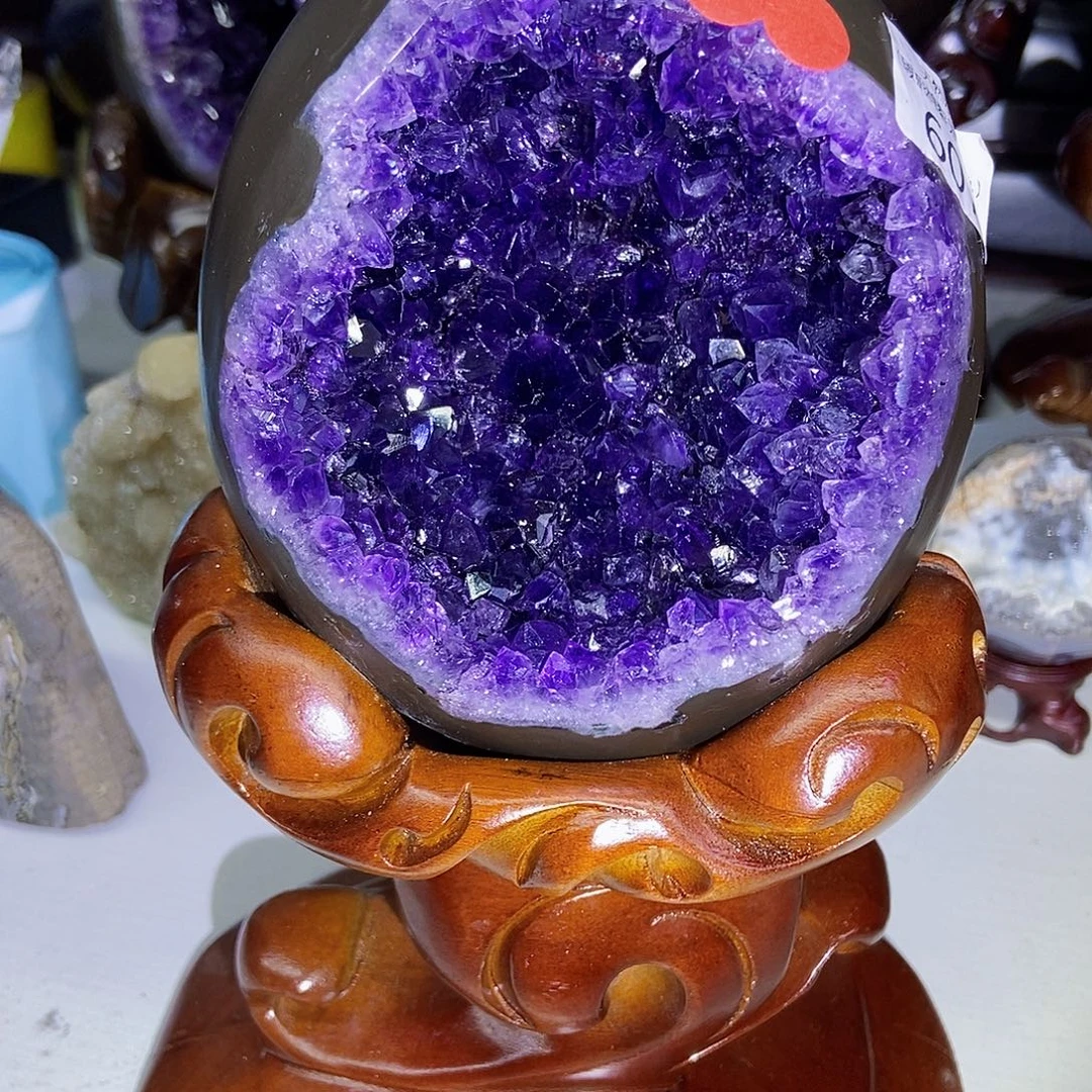 大型摆件（非配饰）紫晶未镶嵌小潘