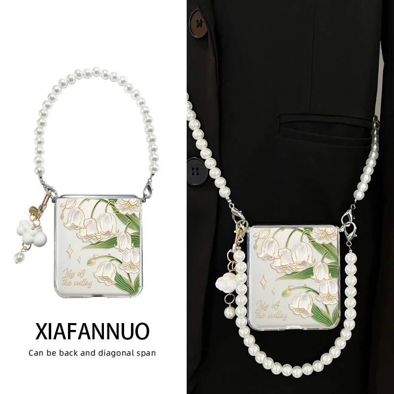 适用三星zflip7手机壳折叠屏zflip7fe斜挎带挂绳z6外壳防摔z5网红