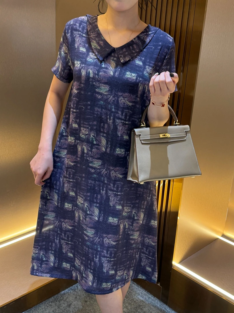 【CC专属 B76】新款连衣裙时尚高档潮流女士长裙