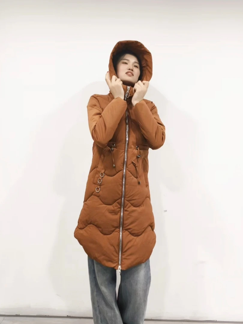 W218 连帽中款棉服100斤可穿 默认微瑕 无运费险 接受不了勿拍