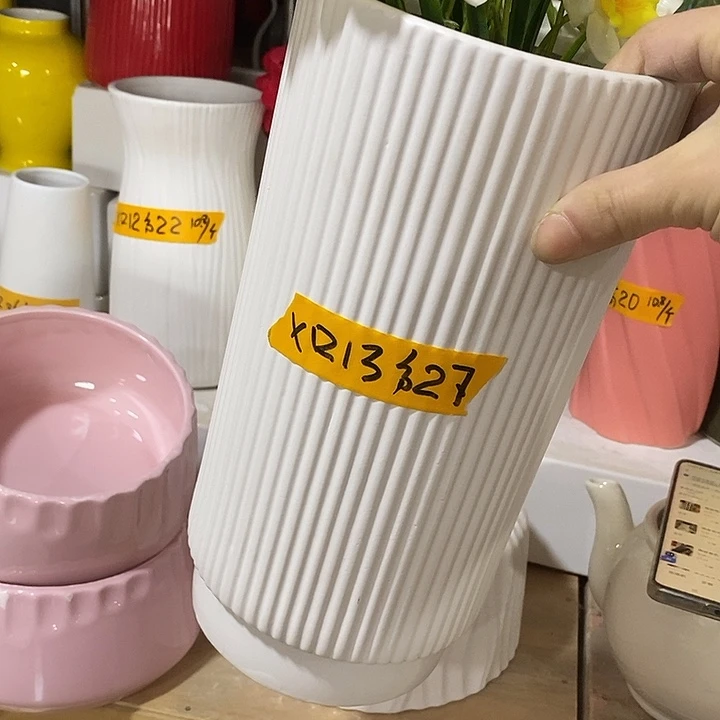 陶盆有孔 瑕疵针孔漏釉介意勿拍外高 27外口13