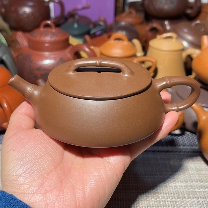 茶壶紫砂原矿宜兴紫砂140cc
