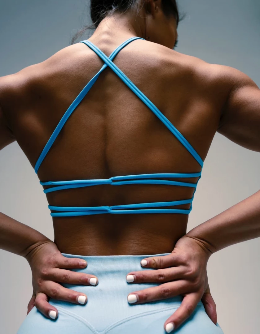 丽姐美背短裤欧美性感健身