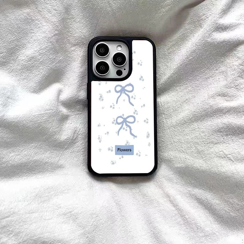 新款韩系手机壳适用苹果13小米14/15oppox8华为p60荣耀vivo碎花蝴