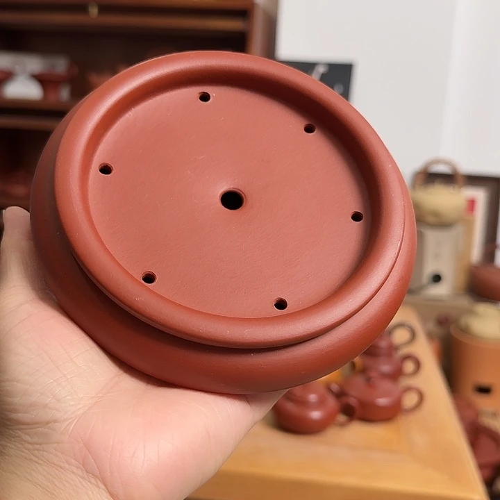 朱泥壶承大约15cm