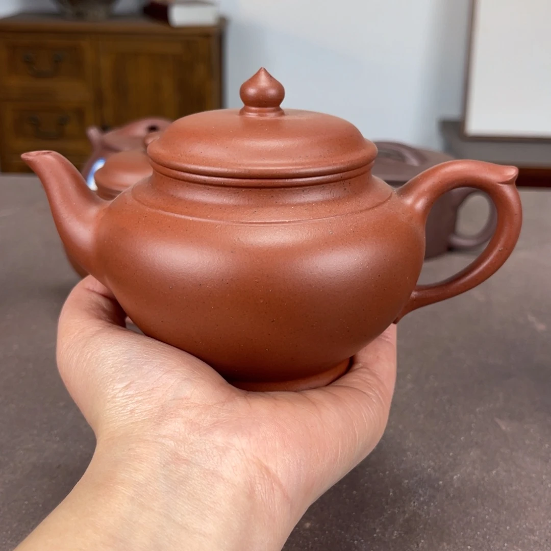 清水泥茶壶笑樱红清水260