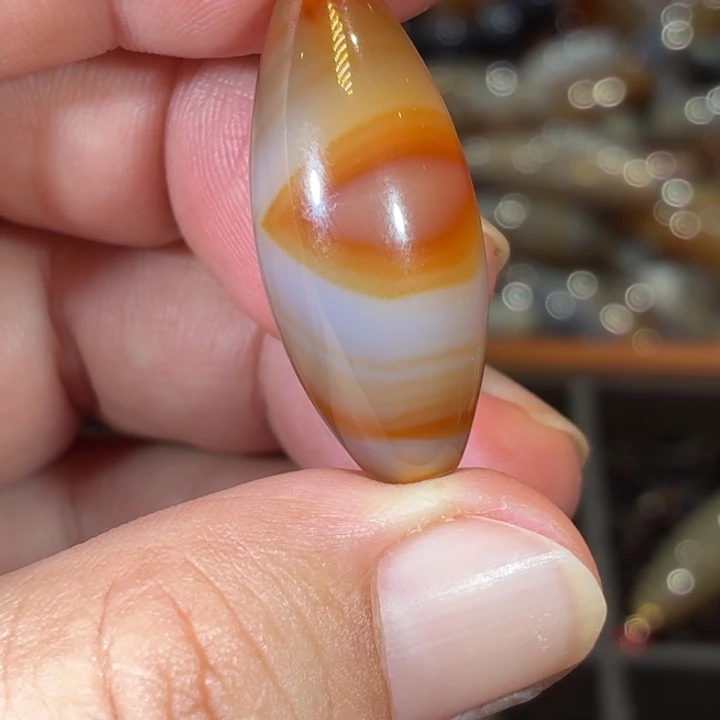 玛瑙/玉髓散珠_HEIMORI 天然天珠