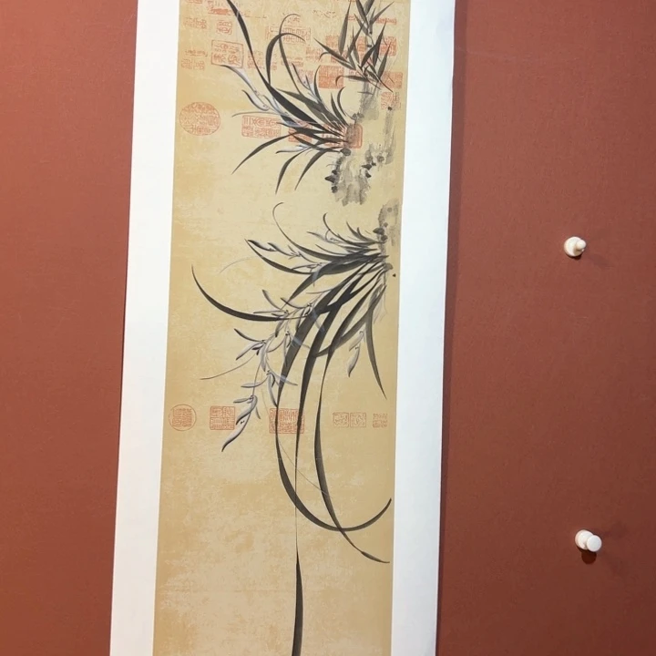 国画听兰老师花鸟