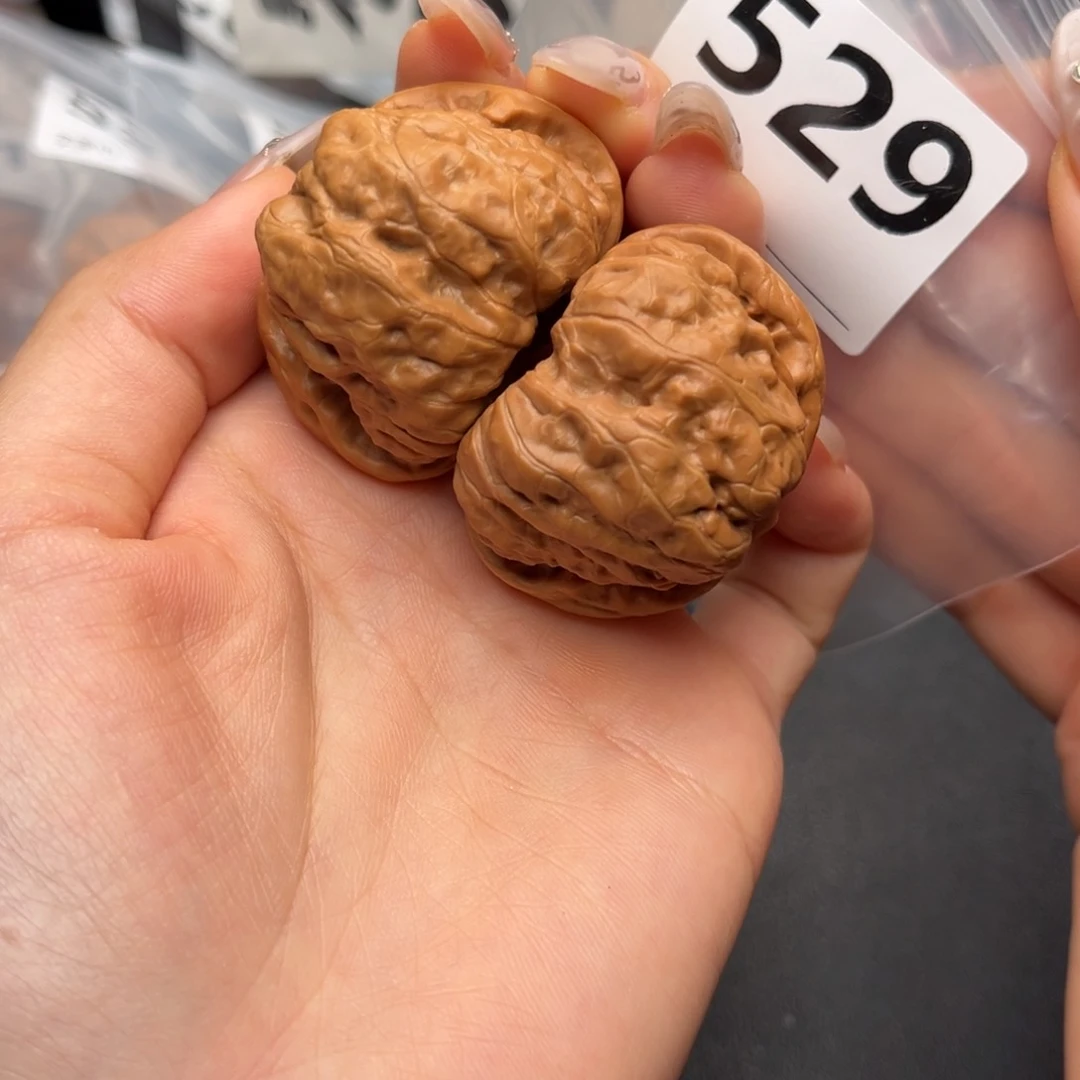 文玩核桃把件肉蛙饼41.5