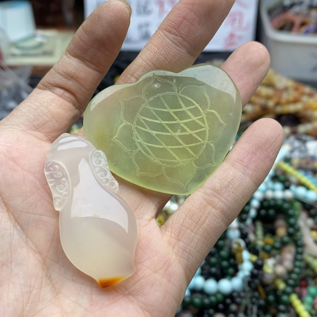 玛瑙/玉髓未镶嵌珠宝半成品打包B85