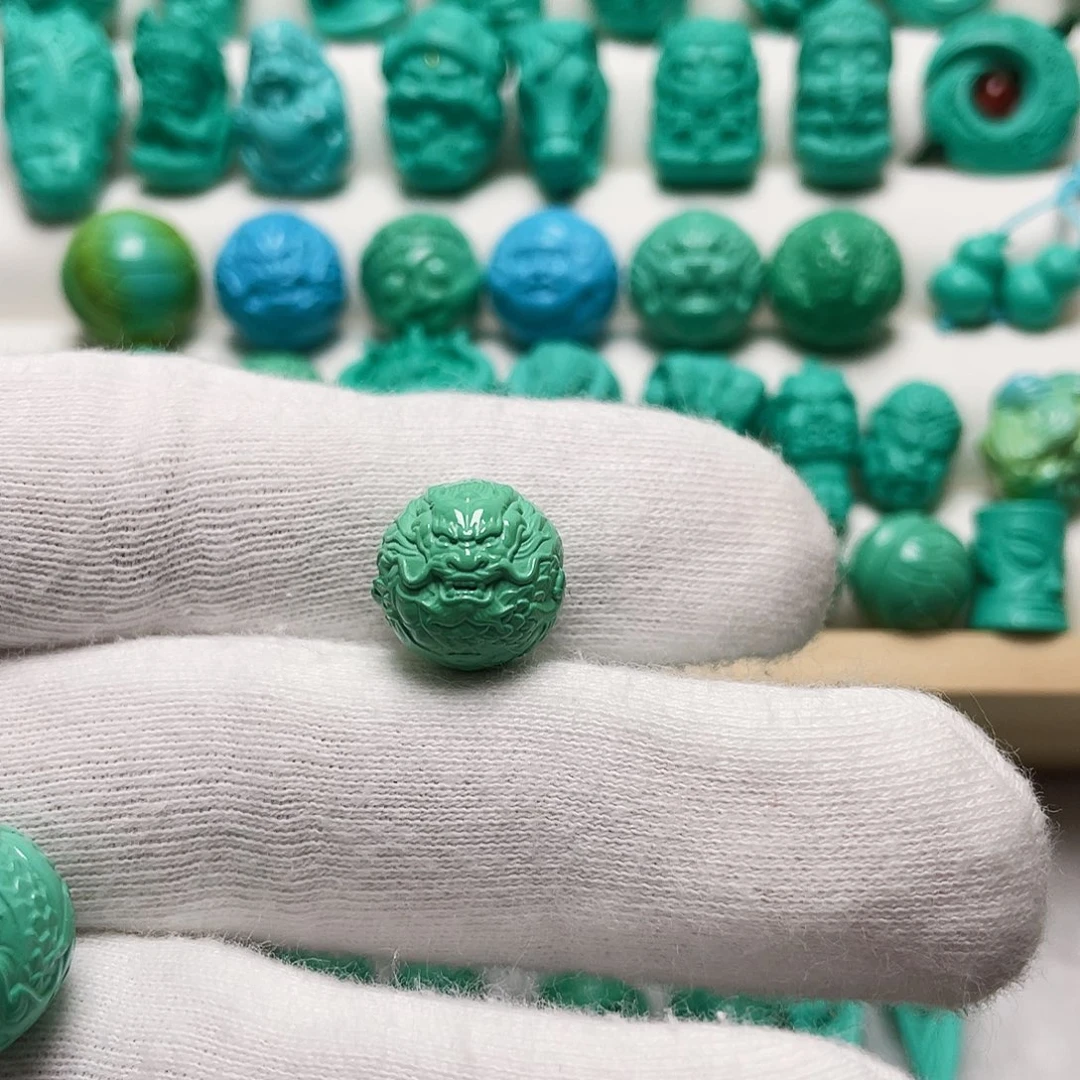 青*禾十堰配饰配珠12.5龙珠