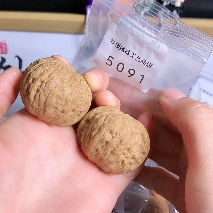 文玩核桃把件铁锤42➕