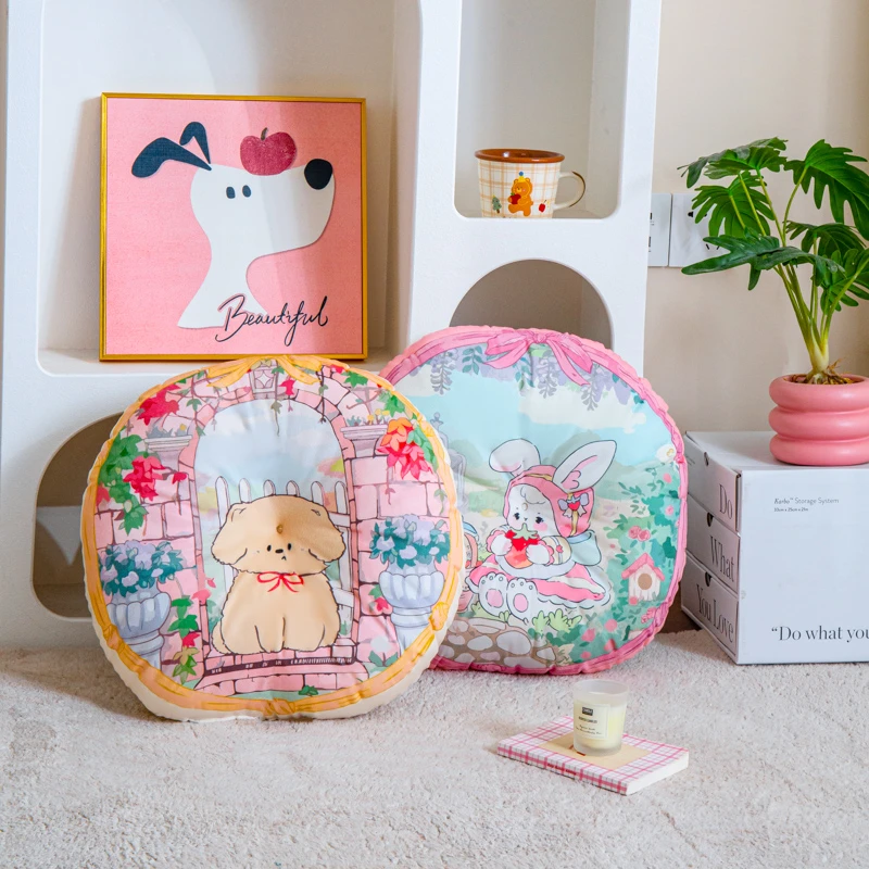 卡通坐垫蒲团家用地上榻榻米专用加厚久坐椅垫防滑软防滑地垫靠垫