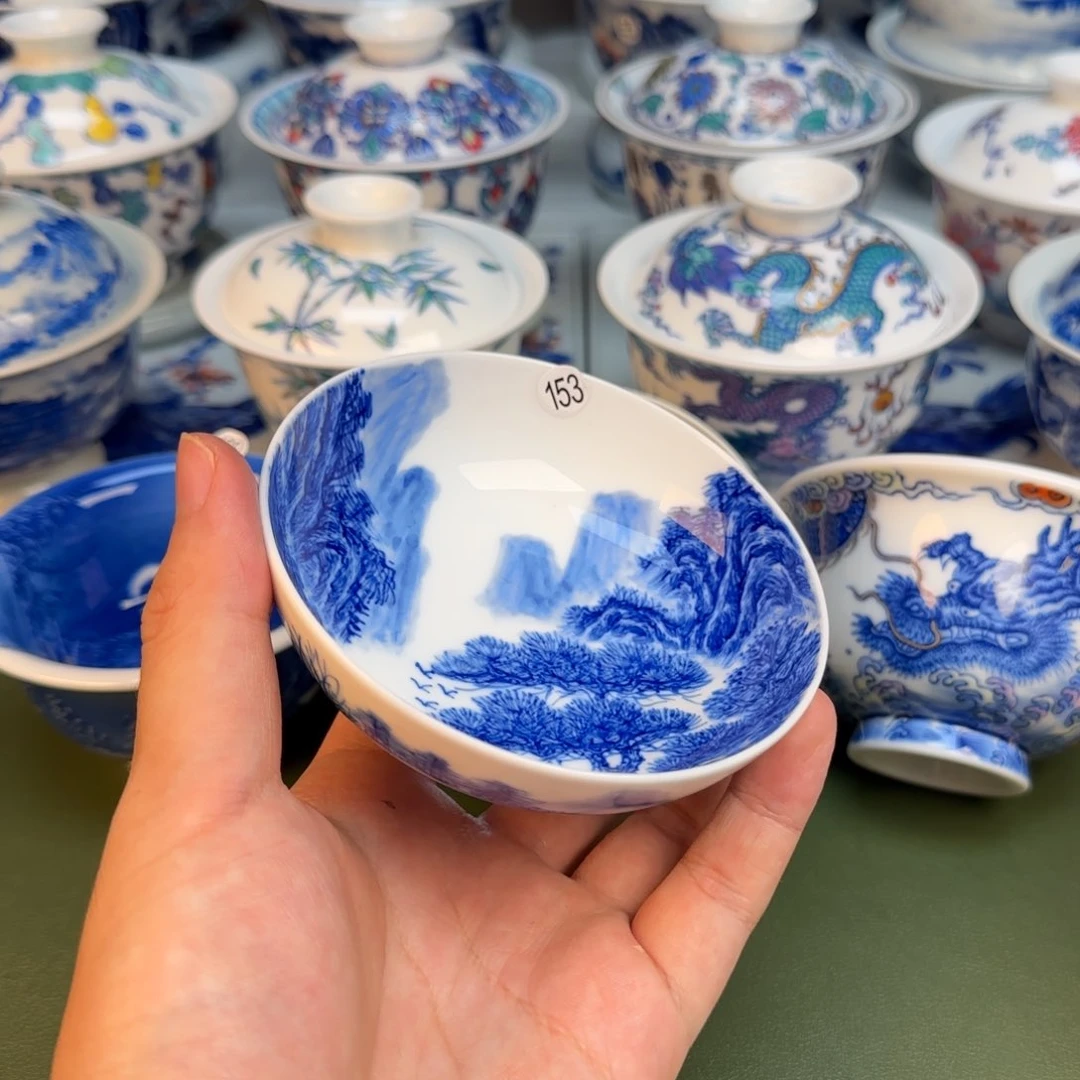 彦祖纯手工手绘茶具153