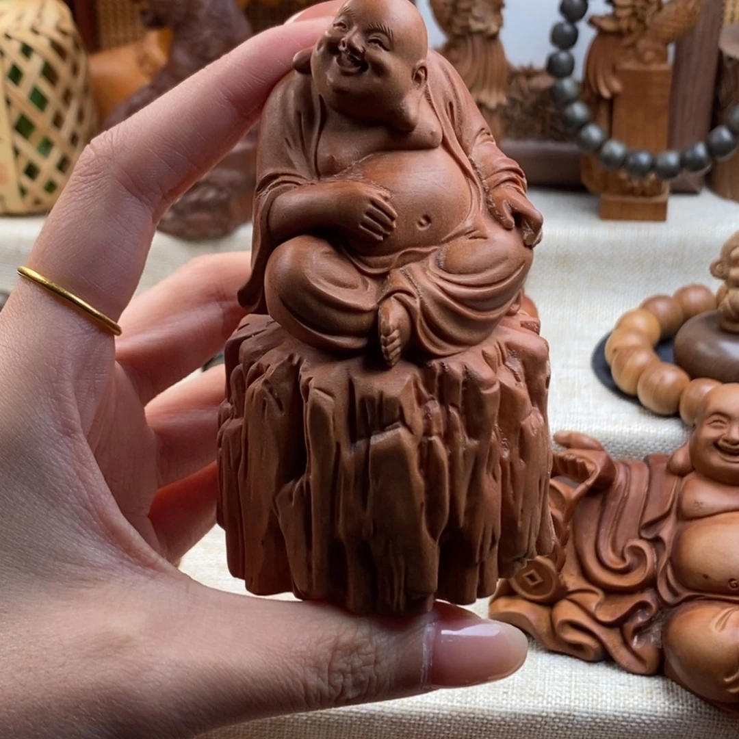 自***子手串/手链檀香木迈索尔，老山檀香，奶香，弥勒佛