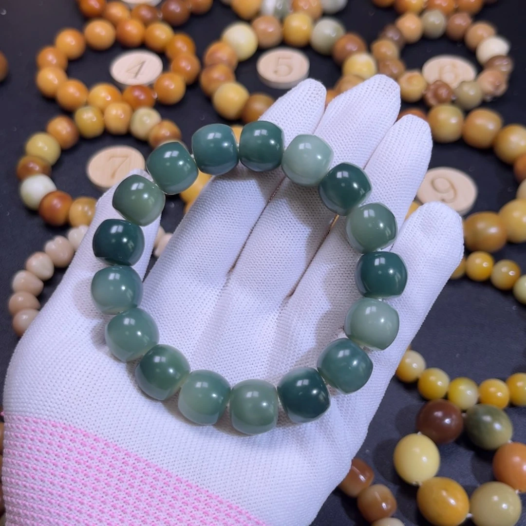 菩提根/象牙果手串酒桶卡14