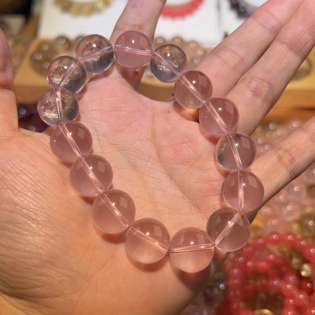 水晶手串未镶嵌流****_手串不退不换