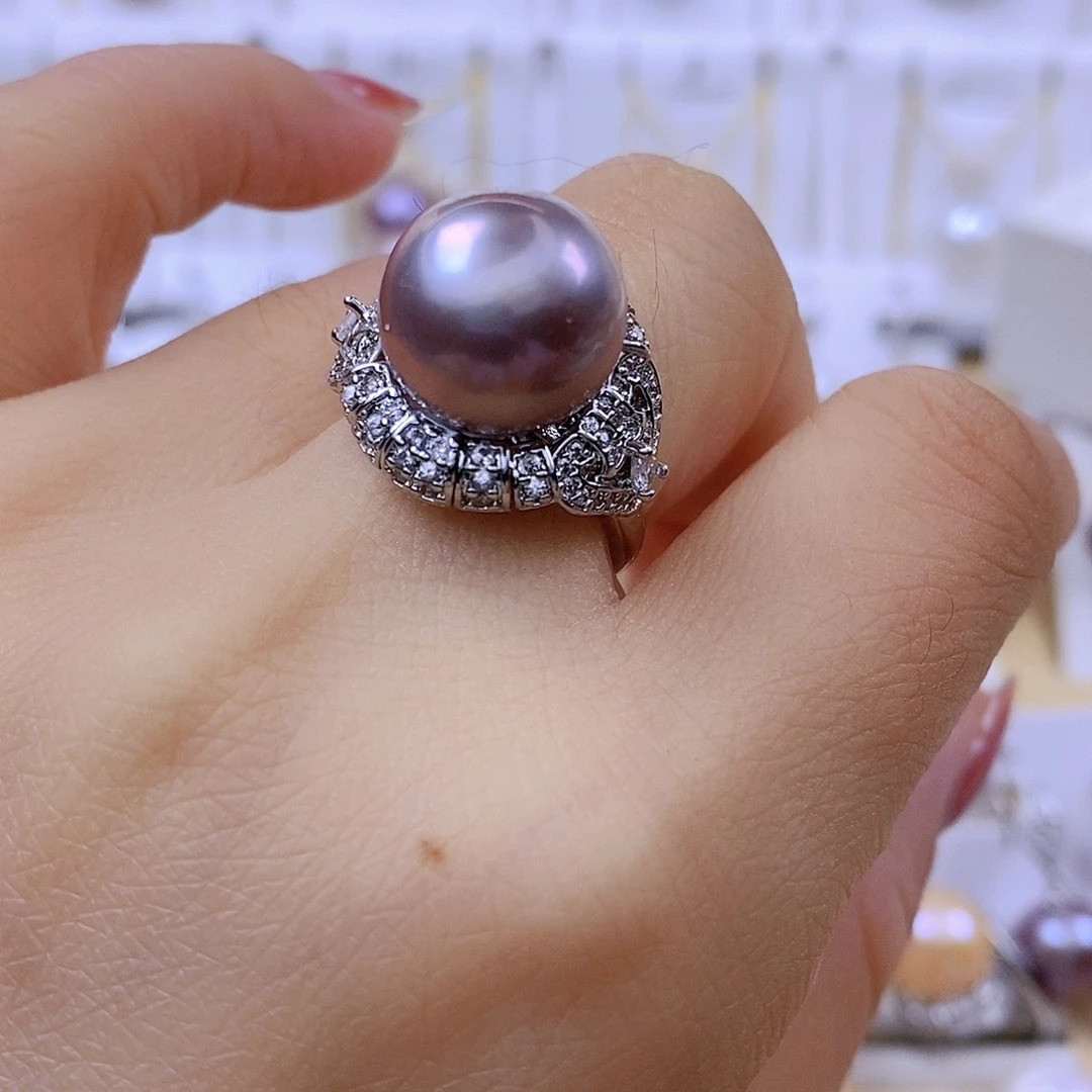 未镶嵌淡水珍珠戒指