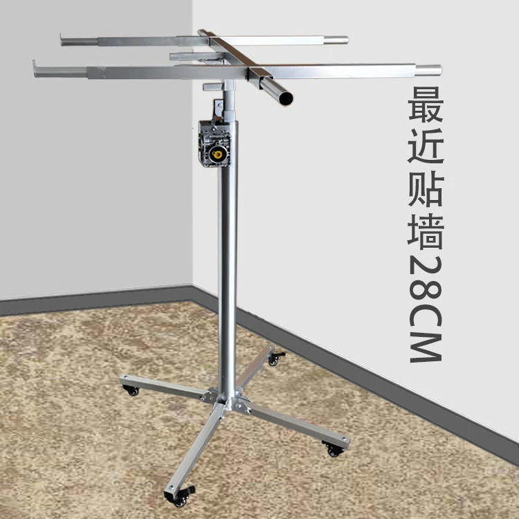 石膏板吊顶神器木工装潢手摇升降机提升举升移动平台