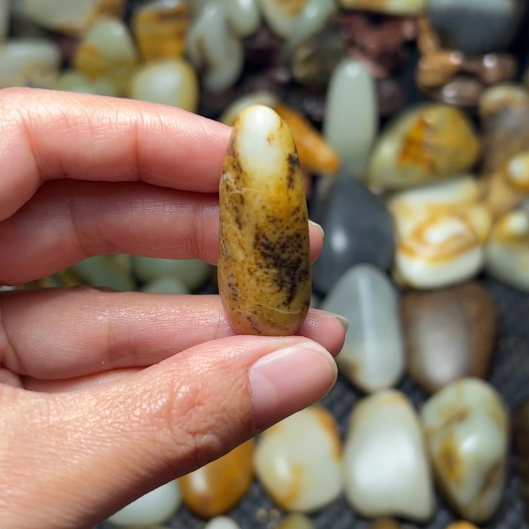 和田玉（青玉）B34未镶嵌东*