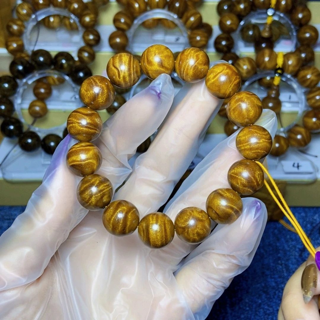 楠木（金丝楠）手串/手链枯木1.5