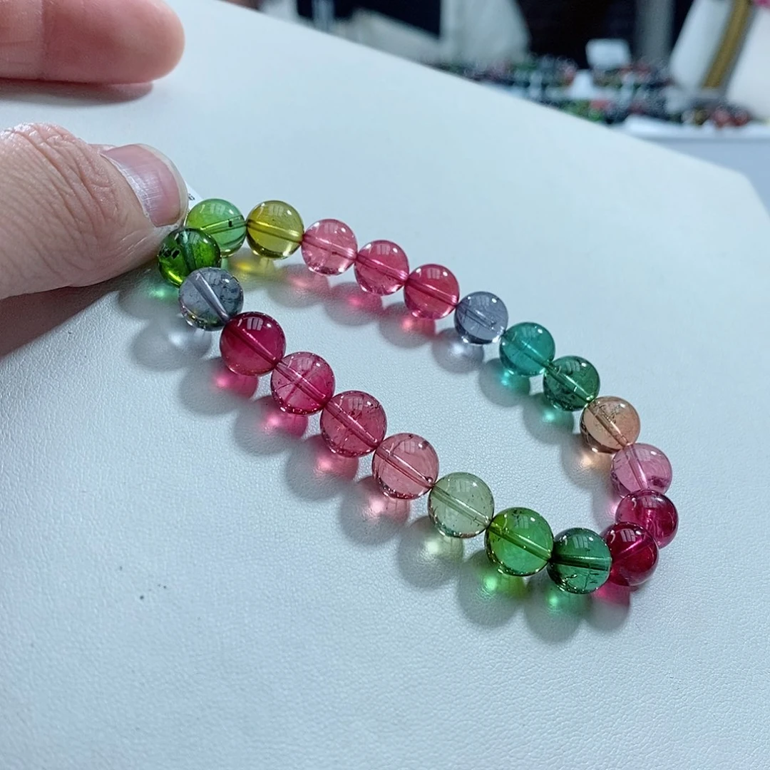 碧玺手链未镶嵌手链