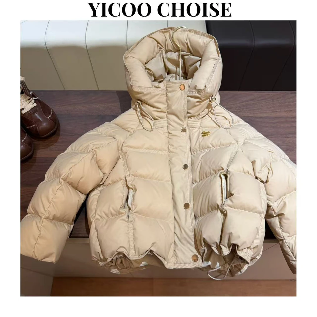 YICOO【北极光】 亲子定制三防新国标90白鸭绒手工外套YC256598洋气