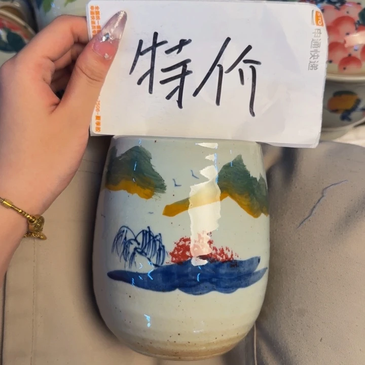 瓷片景德镇陶瓷手工手绘