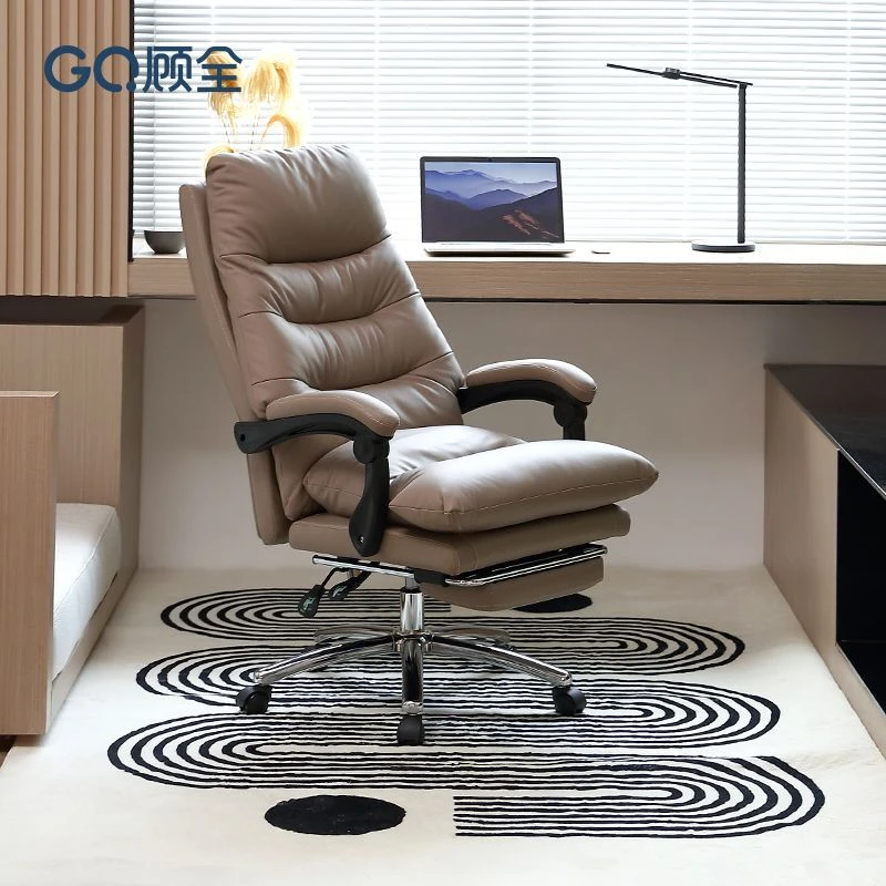 顾全老板椅可躺家用靠椅舒适办公椅子办公室午睡座椅久坐电脑椅