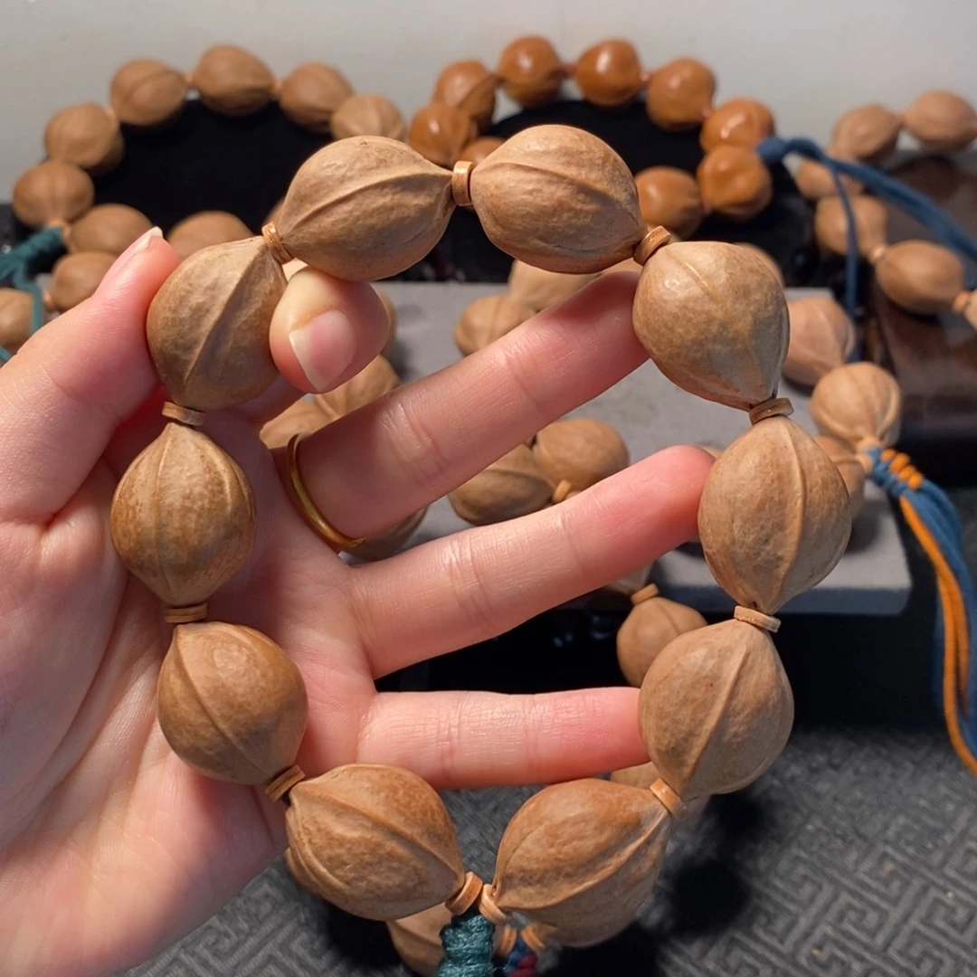 橄榄核手串/手链2028梅林铁三花橄榄核