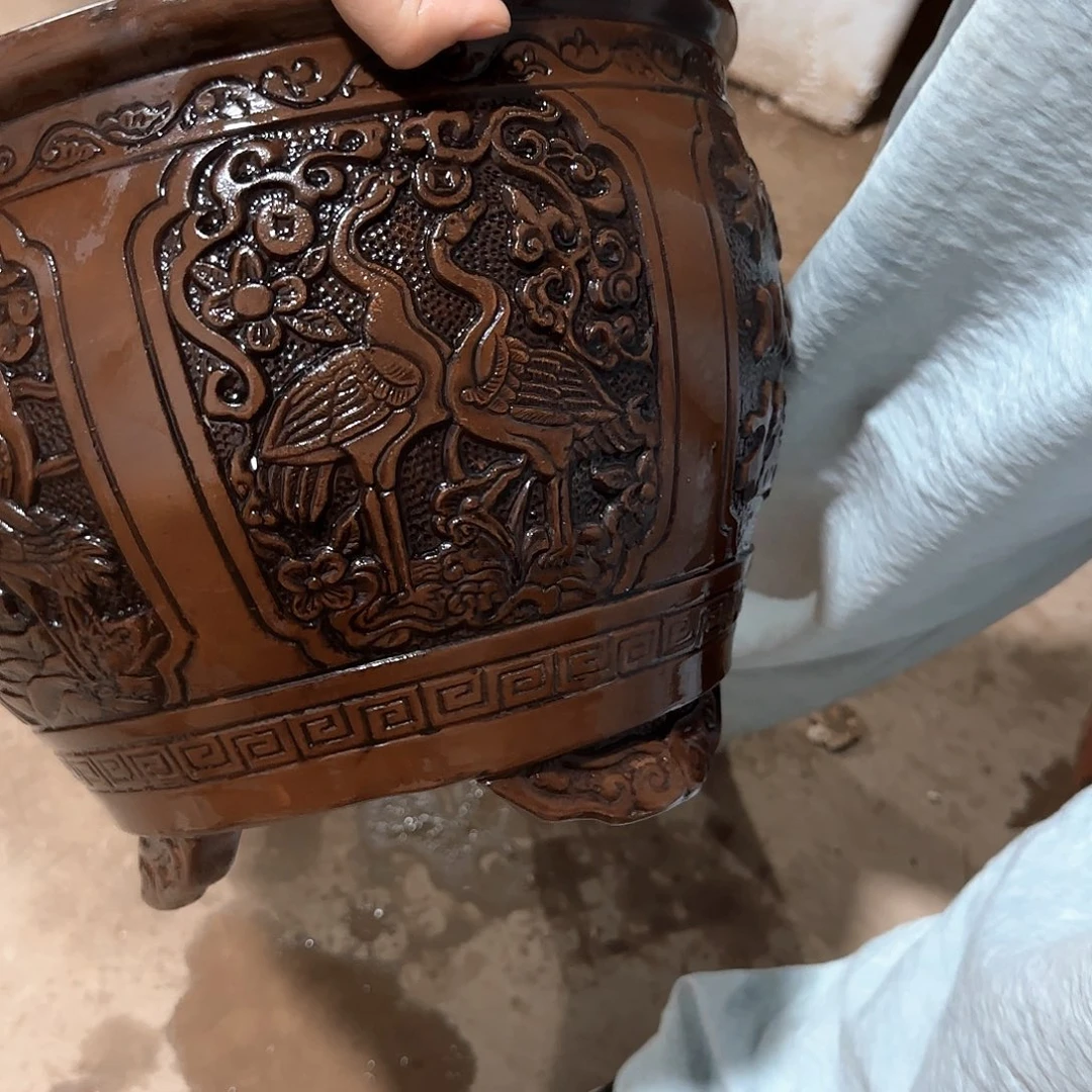 紫砂花盆口径口径25 20