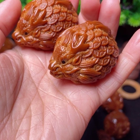 【闪购商品】手串/手链橄榄核35左右金币龙龟手球