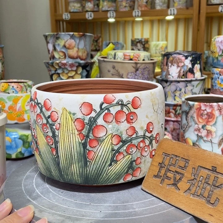 景德镇艺术手绘作品